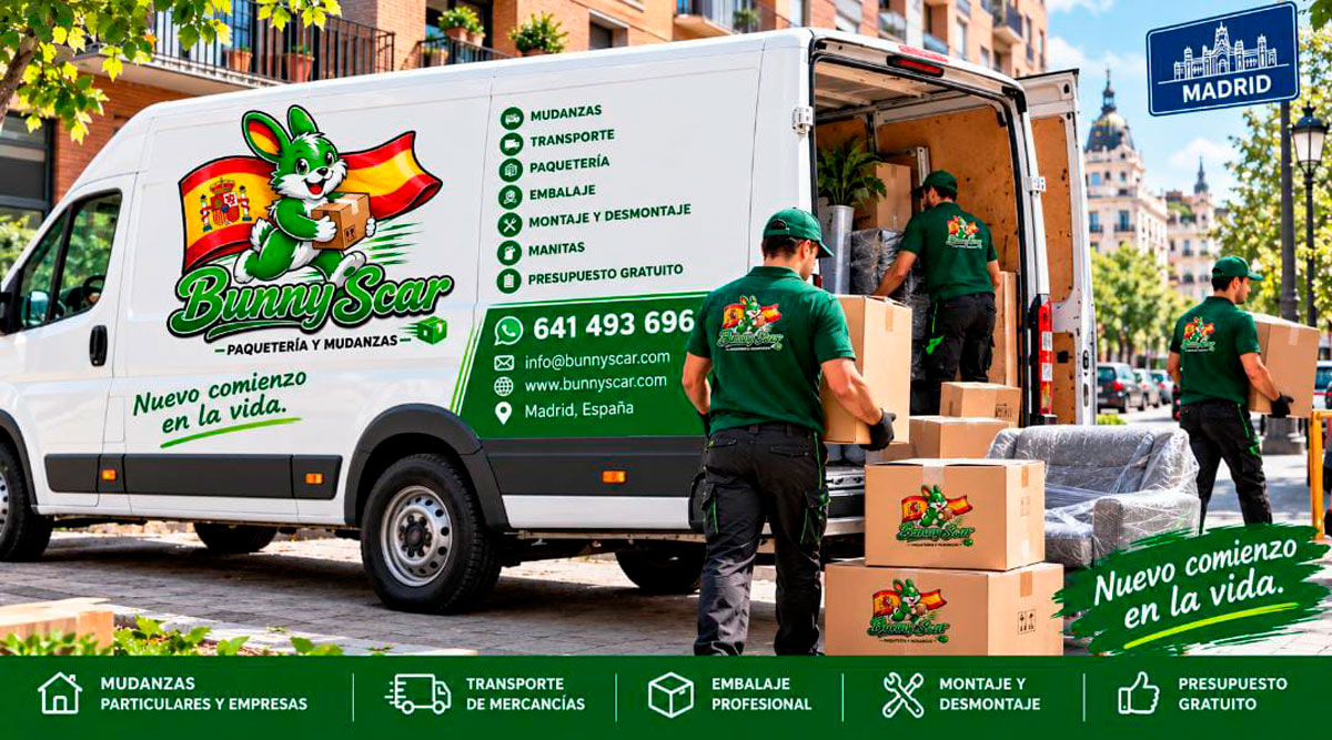 promocion bunnyscar mudanzas Madrid